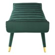 ottoman with buttons Modway Furniture Benches and Stools Green