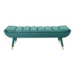 navy blue ottoman Modway Furniture Benches and Stools Teal