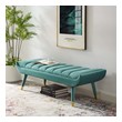navy blue ottoman Modway Furniture Benches and Stools Teal