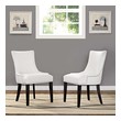 pink chair dining Modway Furniture Dining Chairs White
