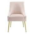 upholstered end dining chairs Modway Furniture Dining Chairs Pink