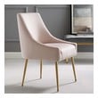 upholstered end dining chairs Modway Furniture Dining Chairs Pink