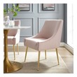 grey dining chairs with white legs Modway Furniture Dining Chairs Dining Room Chairs Pink