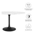 high table set Modway Furniture Bar and Dining Tables Black White