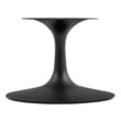 coffee table black marble Modway Furniture Tables Black Walnut