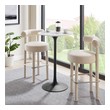 outdoor bar table small Modway Furniture Bar and Dining Tables Black White