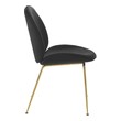 farmhouse side chair Modway Furniture Dining Chairs Black