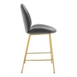 bar stool chair set Modway Furniture Bar and Counter Stools Gray