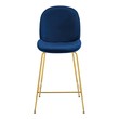 wooden bar stool chair Modway Furniture Bar and Counter Stools Navy