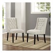 all wood dining set Modway Furniture Dining Chairs Beige