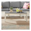 black couch white coffee table Modway Furniture Sofa Sectionals White