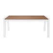 counter height pedestal table Modway Furniture Bar and Dining White Natural