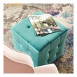 accent chair with blue pattern Modway Furniture Lounge Chairs and Chaises Teal