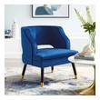 black swivel armchair Modway Furniture Sofas and Armchairs Navy