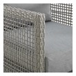 white wicker chaise lounge chairs Modway Furniture Sofa Sectionals Gray Gray