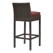 all white bar stools Modway Furniture Bar and Dining Brown Currant