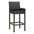 stool bars on sale Modway Furniture Bar and Dining Brown Navy