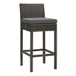 all modern barstools Modway Furniture Bar and Dining Brown Charcoal