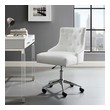 office chair cover Modway Furniture Office Chairs White