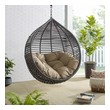 teak porch furniture Modway Furniture Daybeds and Lounges Gray Mocha