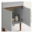 bathroom vanity and cabinet set Modway Furniture Vanities Gray White