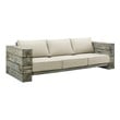 garden sofa corner set Modway Furniture Sofa Sectionals Light Gray Beige