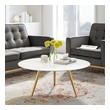 best glass coffee tables Modway Furniture Tables Gold White