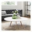 small coffee table with storage Modway Furniture Tables Walnut White