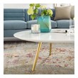 cocktail table and end tables Modway Furniture Tables Gold White