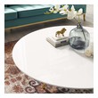 black and glass coffee table set Modway Furniture Tables Gold White