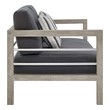 soft l couch Modway Furniture Daybeds and Lounges Light Gray