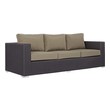 patio furniture sets blue Modway Furniture Sofa Sectionals Espresso Mocha