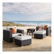 patio and pool furniture near me Modway Furniture Sofa Sectionals Espresso White