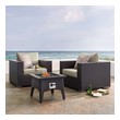 turquoise outdoor dining set Modway Furniture Sofa Sectionals Espresso Beige