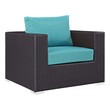 pool deck chair Modway Furniture Sofa Sectionals Espresso Turquois