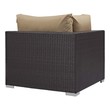outdoor sofas and sectionals Modway Furniture Sofa Sectionals Espresso Mocha