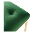 fabric dining chairs Modway Furniture Dining Chairs Gold Emerald