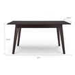white top table Modway Furniture Bar and Dining Tables Cappuccino