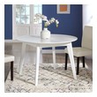 unique extending dining tables Modway Furniture Bar and Dining Tables White