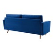 sofa chaise couch Modway Furniture Sofas and Armchairs Navy