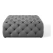 upholstered bench footstool Modway Furniture Sofas and Armchairs Gray