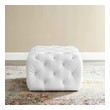 square ottoman for sale Modway Furniture Sofas and Armchairs White