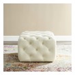 grey foot ottoman Modway Furniture Sofas and Armchairs Ivory