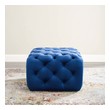 black velvet tufted ottoman Modway Furniture Sofas and Armchairs Navy