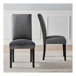 chair seat covers for dining room Modway Furniture Dining Chairs Charcoal