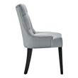 velvet dining chairs with arms Modway Furniture Dining Chairs Light Gray