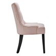 upholstered seat dining chairs Modway Furniture Dining Chairs Pink