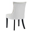 two chair table set Modway Furniture Dining Chairs White