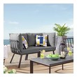sectional sofa sets Modway Furniture Sofa Sectionals Gray Charcoal