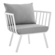 outdoor sectional wicker sofa Modway Furniture Sofa Sectionals White Gray